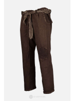 Mittelalterliche Hose "Buri" Braun Seite Mittelalterliche Hose "Buri" Braun Seite